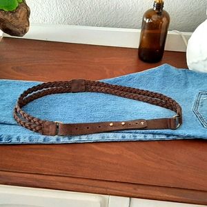 Rag & Bone Leather Suede Brown Belt